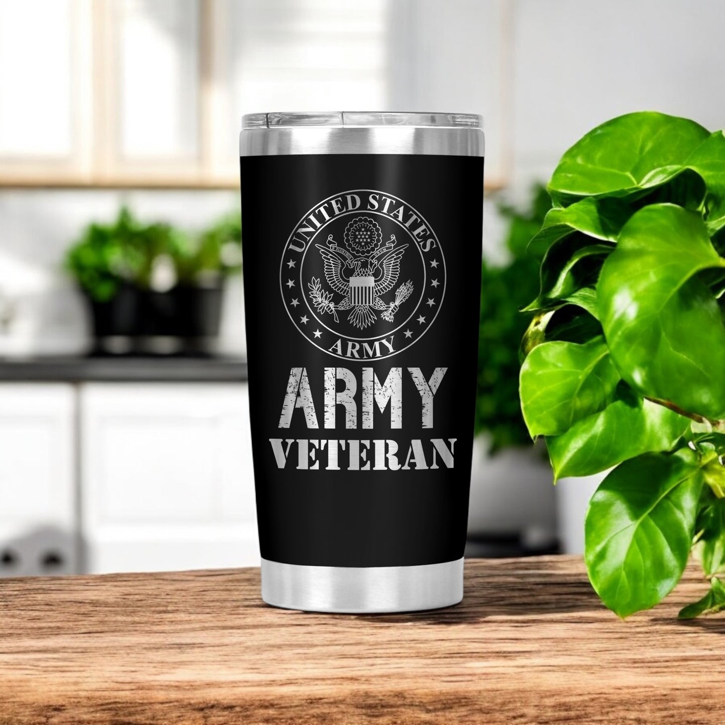 Army Veteran Tumbler, veteran gift, birthday gift, gift for her, gift for him