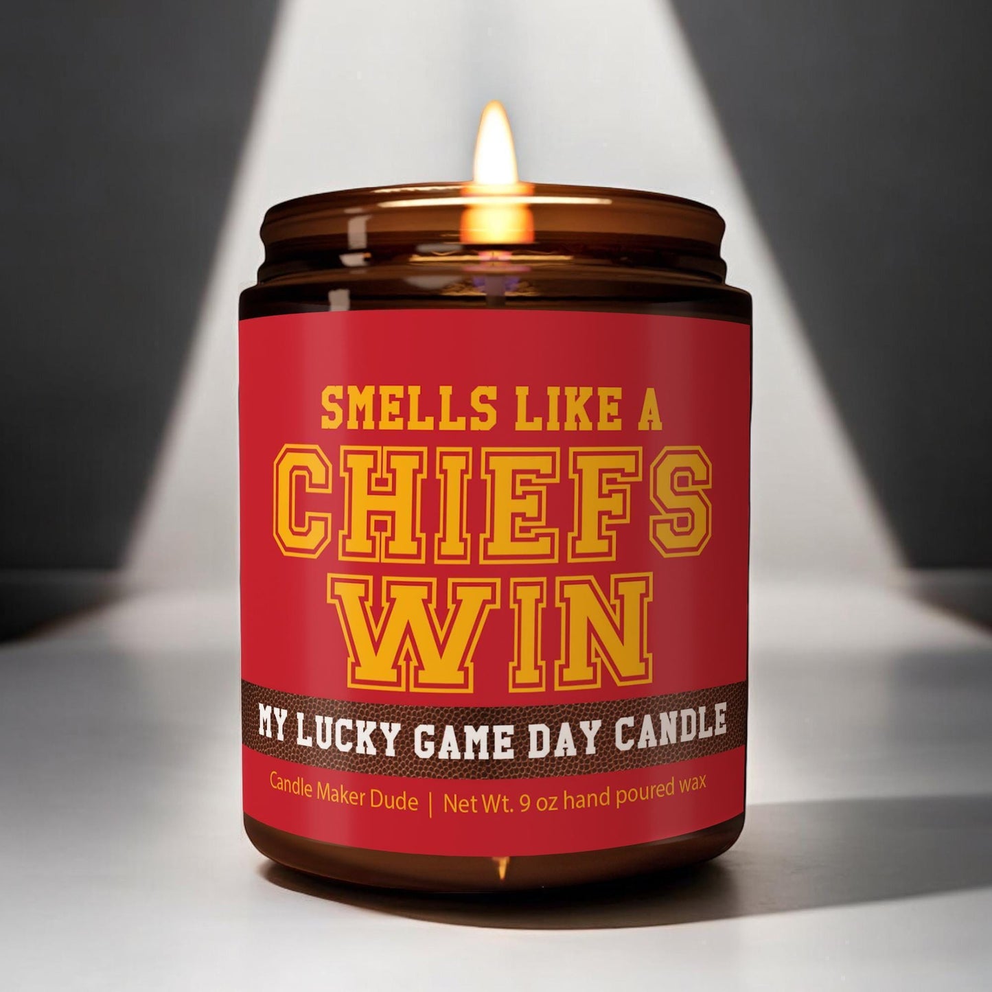 Smells Like a Chiefs Win Candle, Kansas City Chiefs Candle, Game Day Decor, Funny Chiefs Fan Gift, Lucky Chiefs Candle