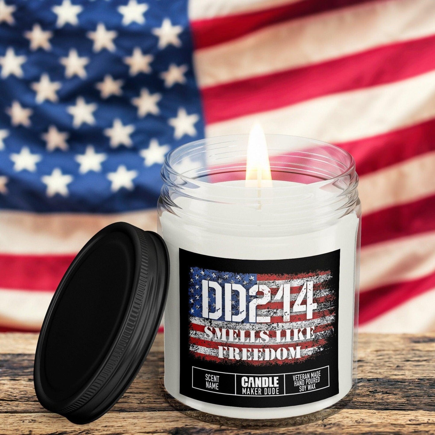 DD214 Military Retirement Candle Gift For Him, Veteran Men's Funny Candle Gift Ideas, Veteran Owned Business, Father's Day Gift Ideas