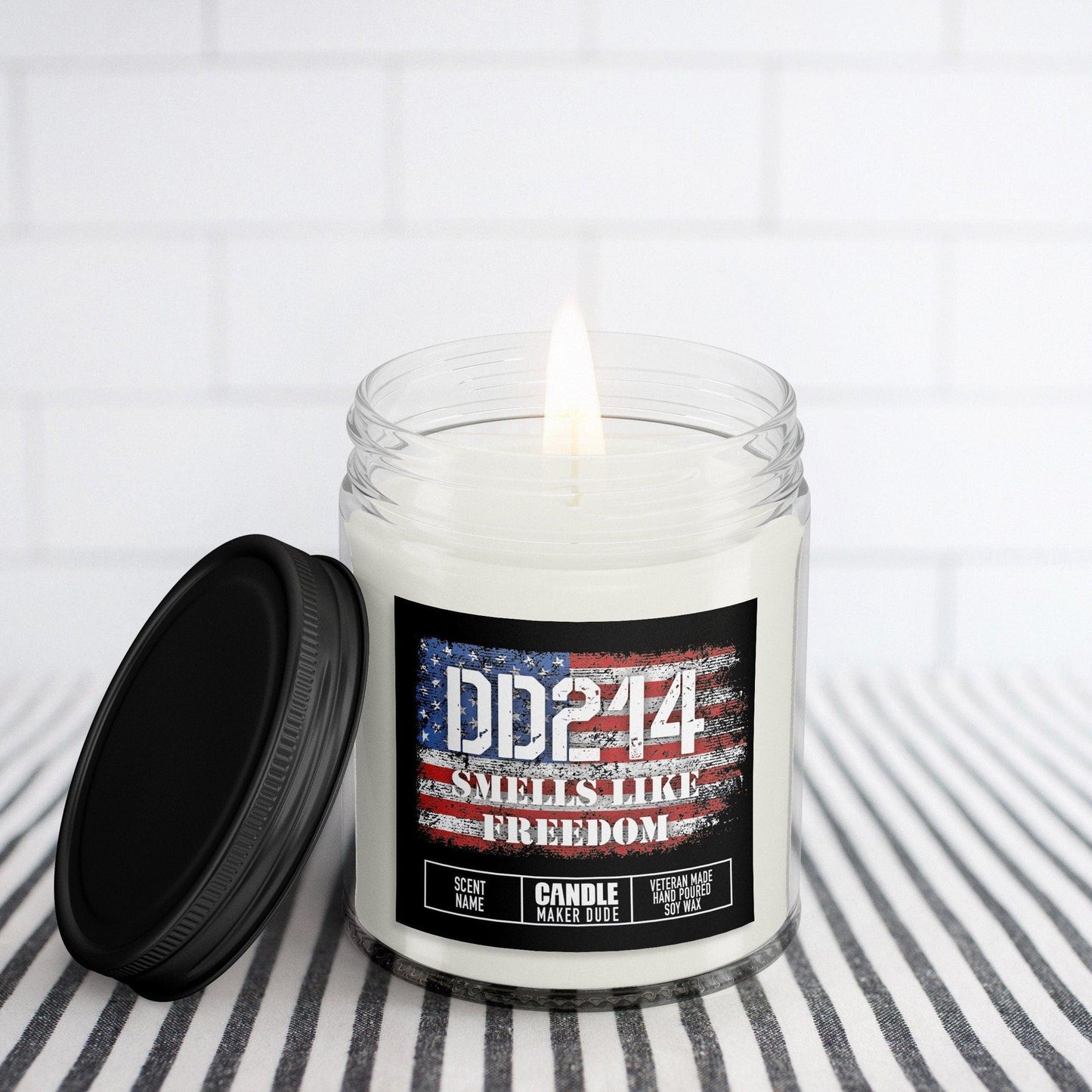 DD214 Military Retirement Candle Gift For Him, Veteran Men's Funny Candle Gift Ideas, Veteran Owned Business, Father's Day Gift Ideas