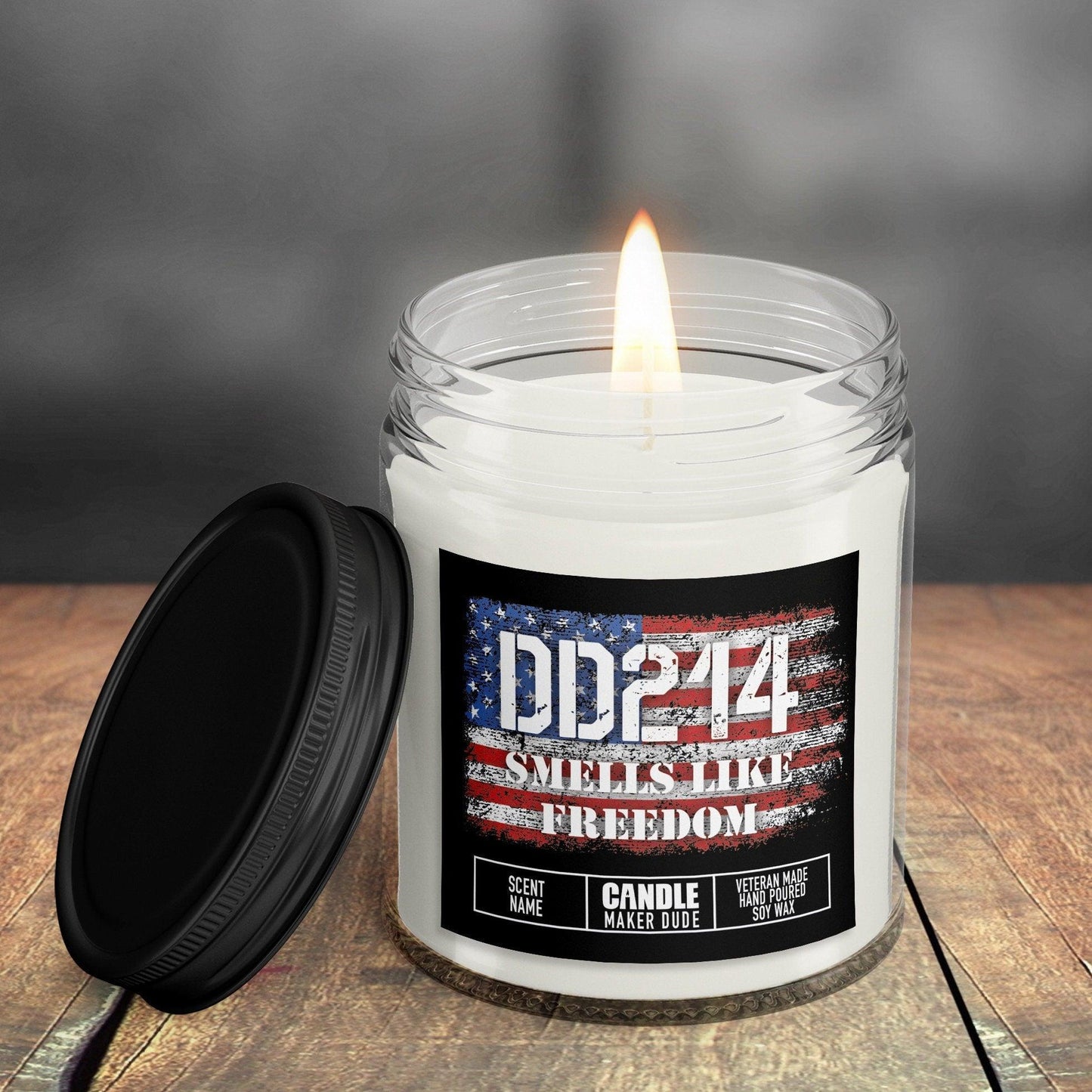 DD214 Military Retirement Candle Gift For Him, Veteran Men's Funny Candle Gift Ideas, Veteran Owned Business, Father's Day Gift Ideas