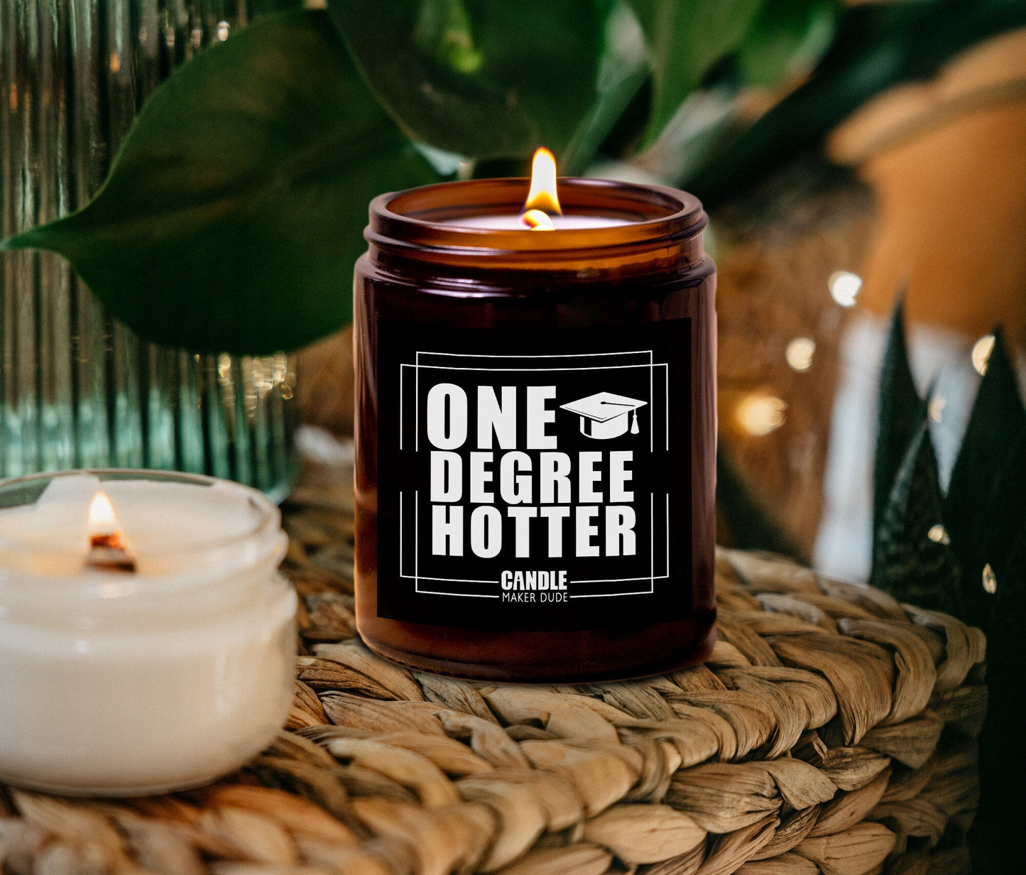 One Degree Hotter Graduation Candle Gift, Funny Grad Gift for Her, High School Graduation, College Graduation, Gift for him