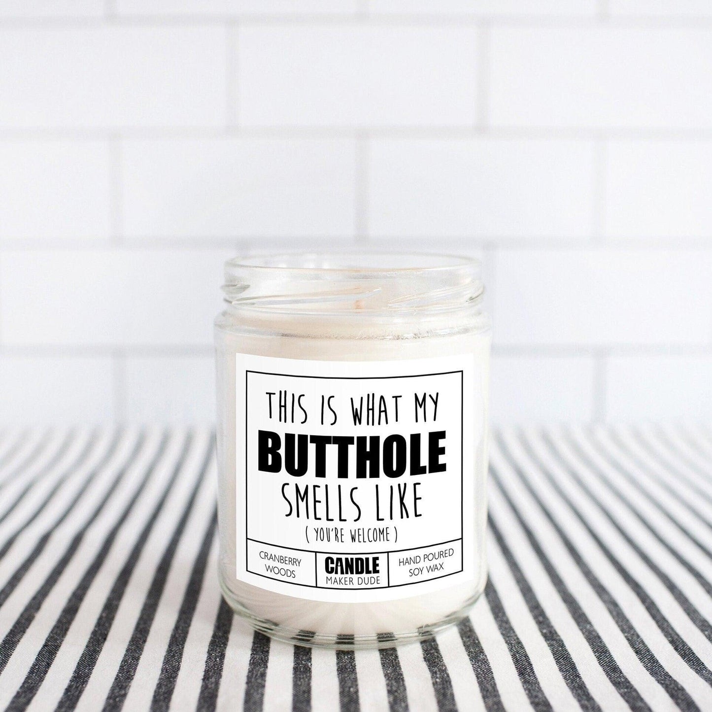 This Is What My Butthole Smells Like Funny Men Gift Ideas Candles, Gift For Him, Father's Day Gifts For Man Cave