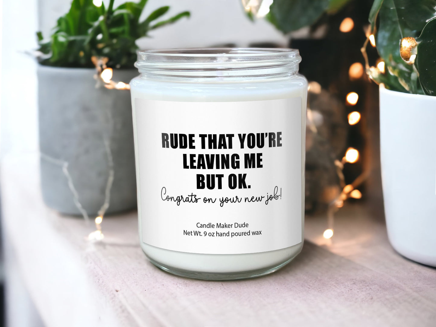 Funny Scented Soy Candle