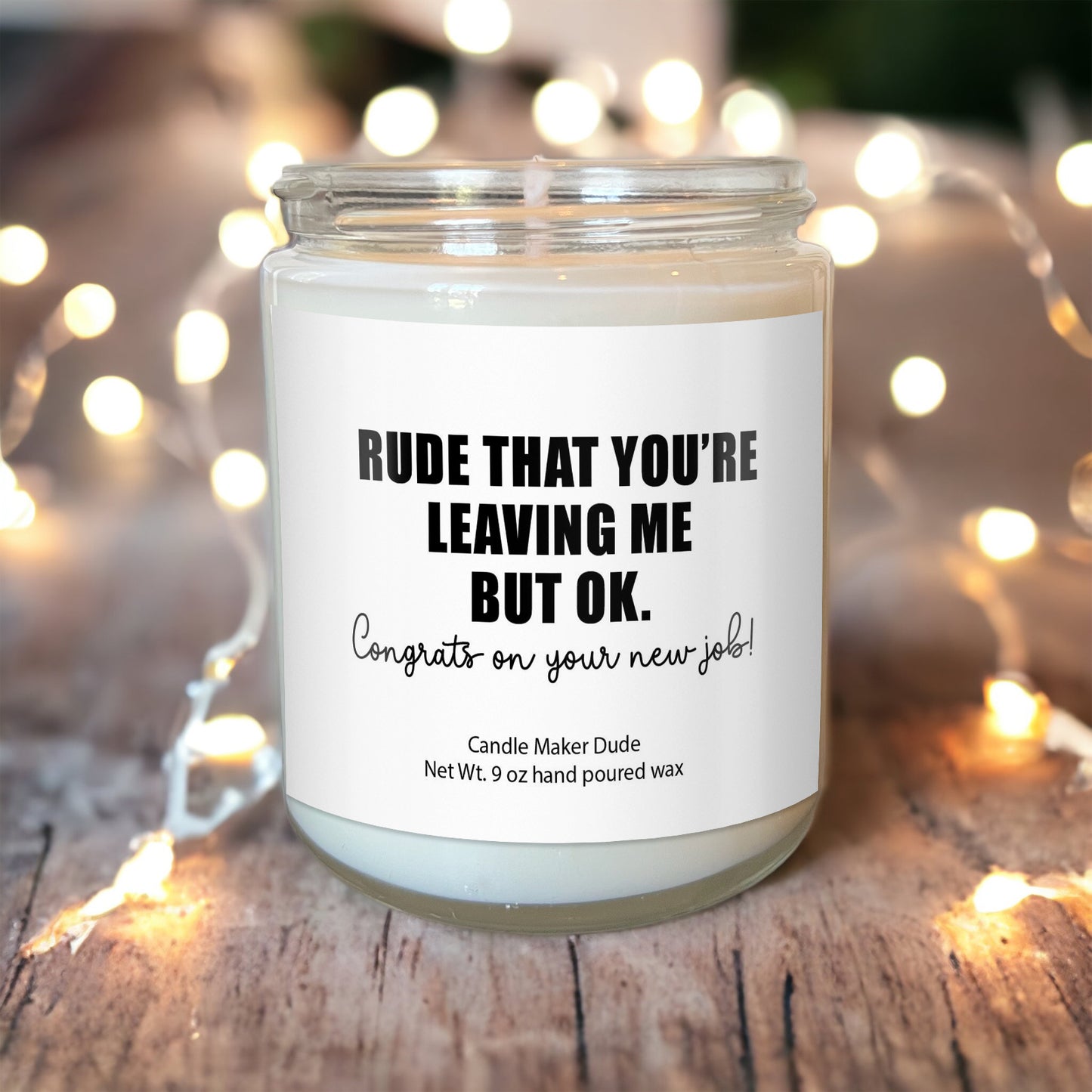 Funny Scented Soy Candle