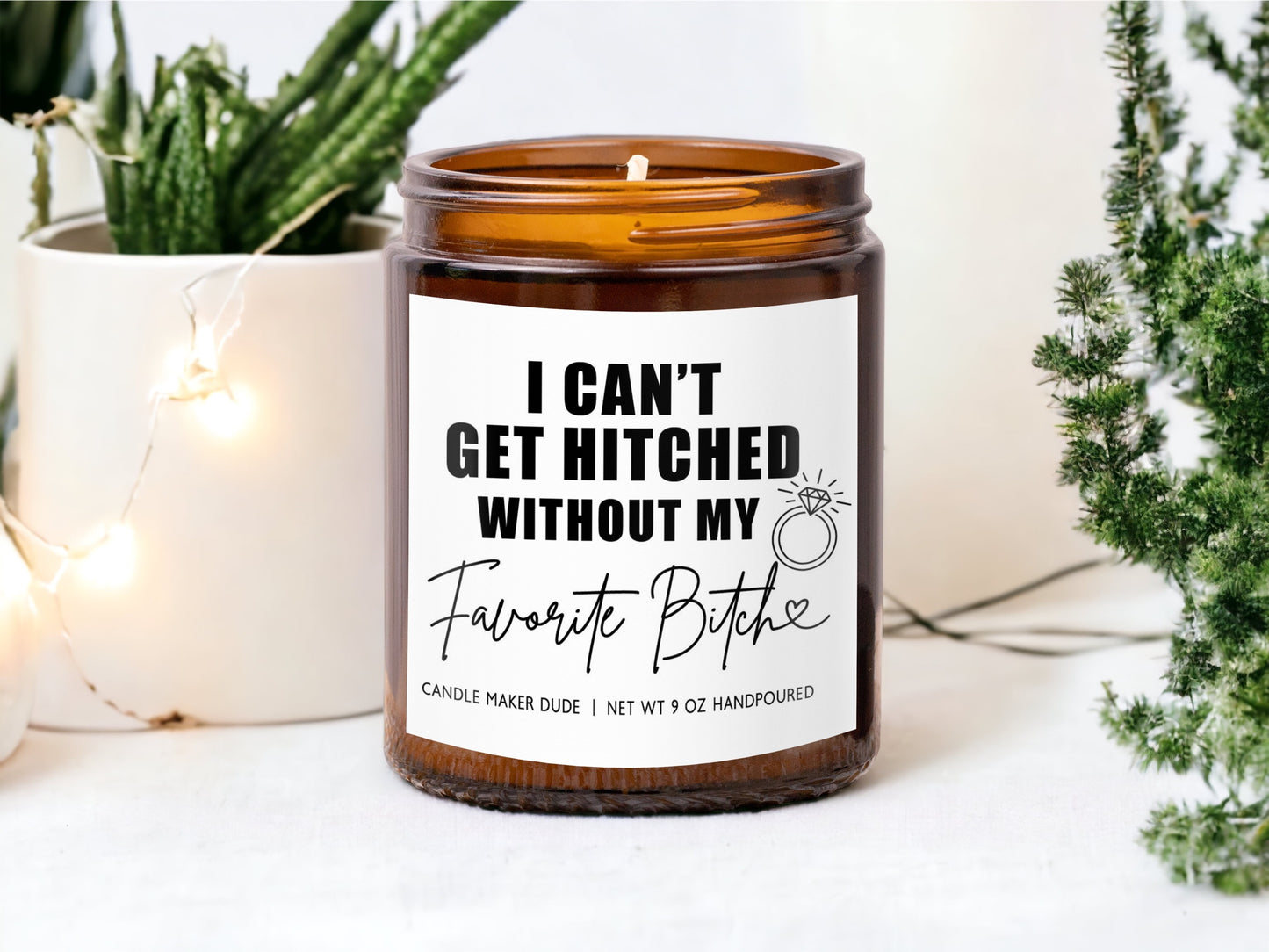 Cant Get Hitched Favorite Bitch, Bridesmaid proposal gift, Maid of Honor Proposal Gift, Bridesmaid Gifts, Will you be my bridesmaid, wedding