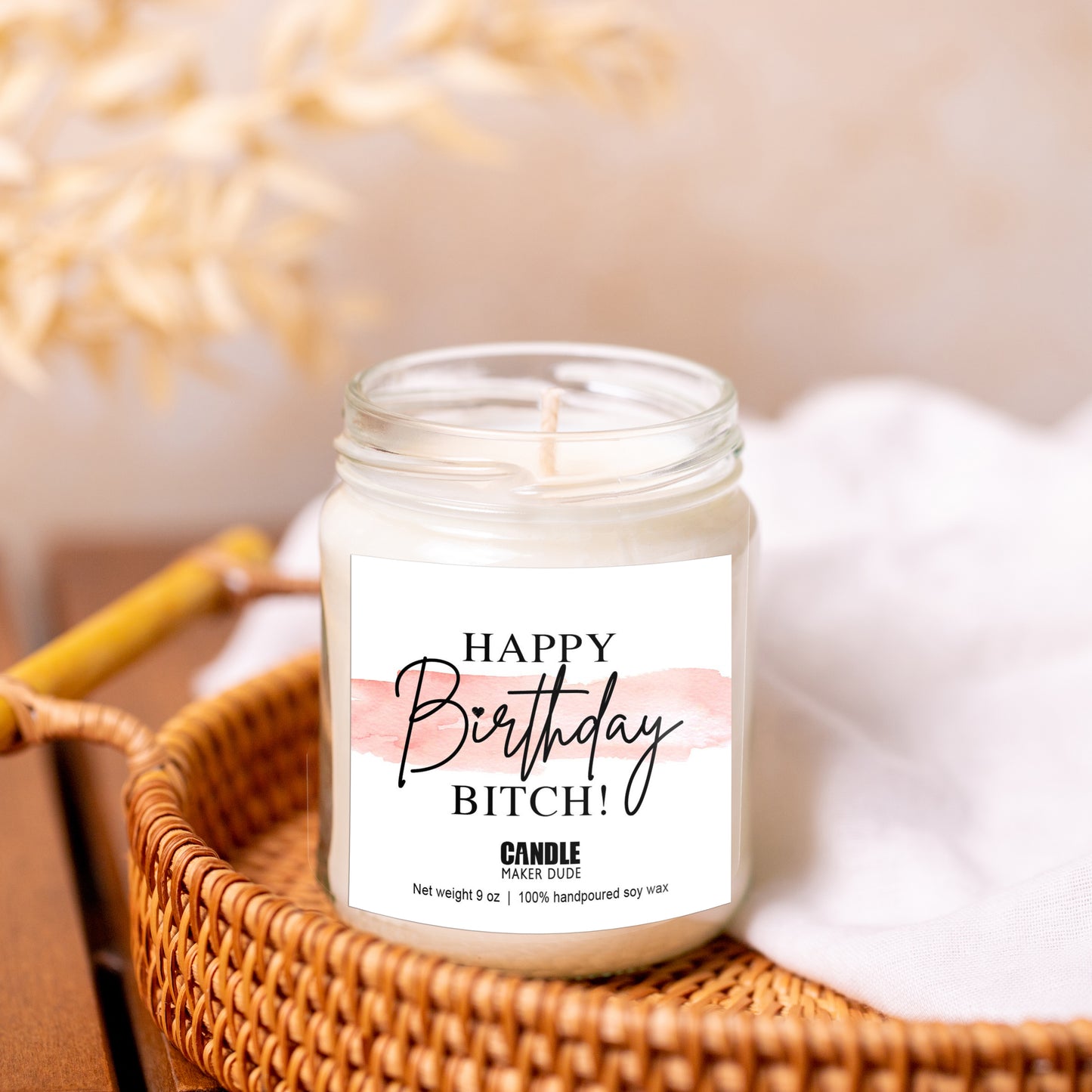 Happy Birthday Candle, Funny Gift for Best Friend, Funny Candle for Bestie, Personalized Gift For Sister, Birthday Gift For Her