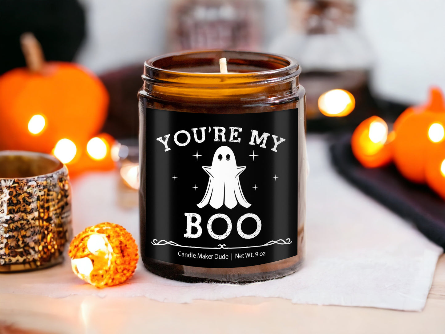 You're My Boo Halloween candle, Fall candle decor, Halloween decor, Cute candles, fall scented candles gift funny candles for him or her