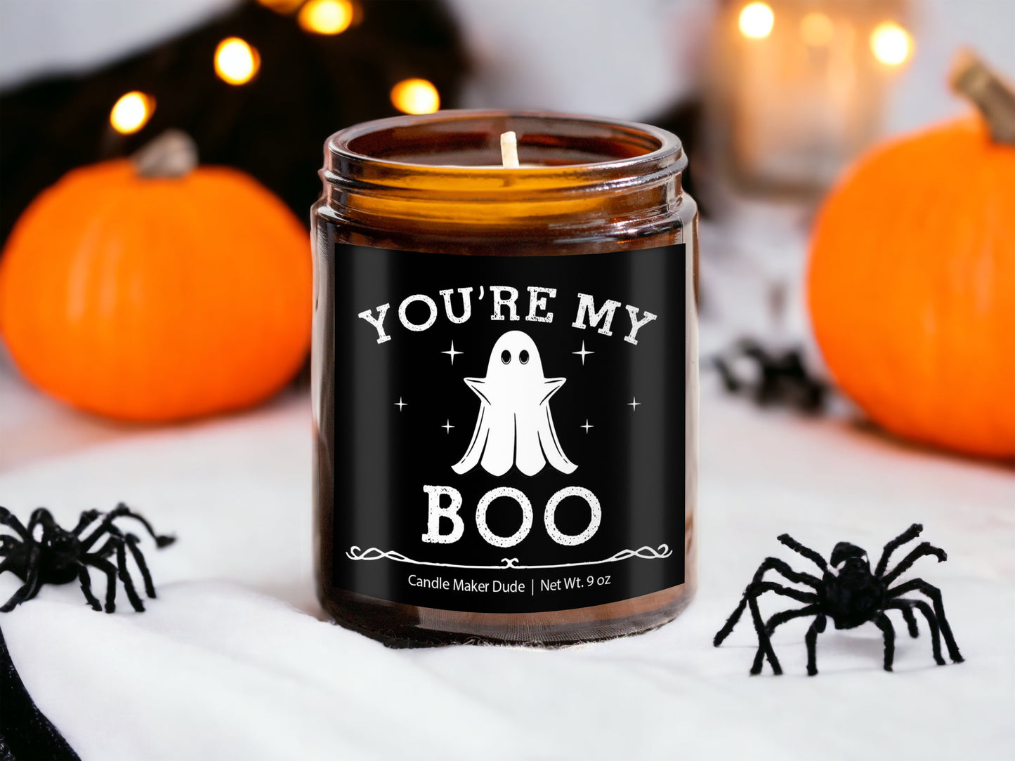 You're My Boo Halloween candle, Fall candle decor, Halloween decor, Cute candles, fall scented candles gift funny candles for him or her