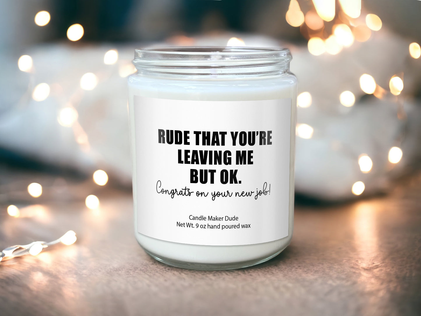 Funny Scented Soy Candle